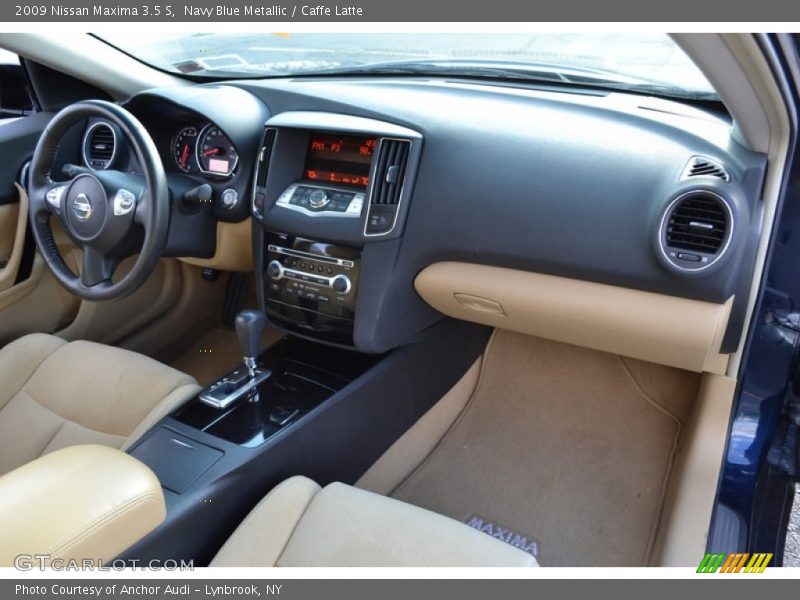 Navy Blue Metallic / Caffe Latte 2009 Nissan Maxima 3.5 S