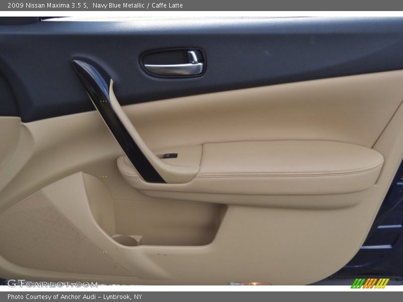 Navy Blue Metallic / Caffe Latte 2009 Nissan Maxima 3.5 S
