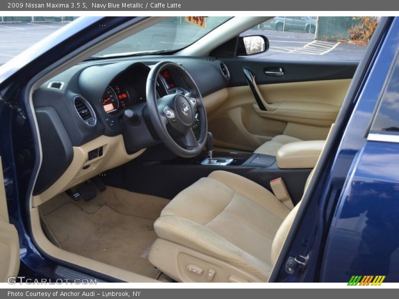 Navy Blue Metallic / Caffe Latte 2009 Nissan Maxima 3.5 S