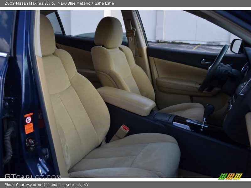 Navy Blue Metallic / Caffe Latte 2009 Nissan Maxima 3.5 S