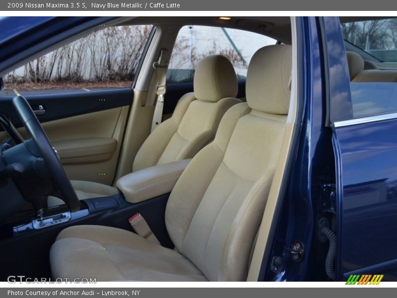 Navy Blue Metallic / Caffe Latte 2009 Nissan Maxima 3.5 S