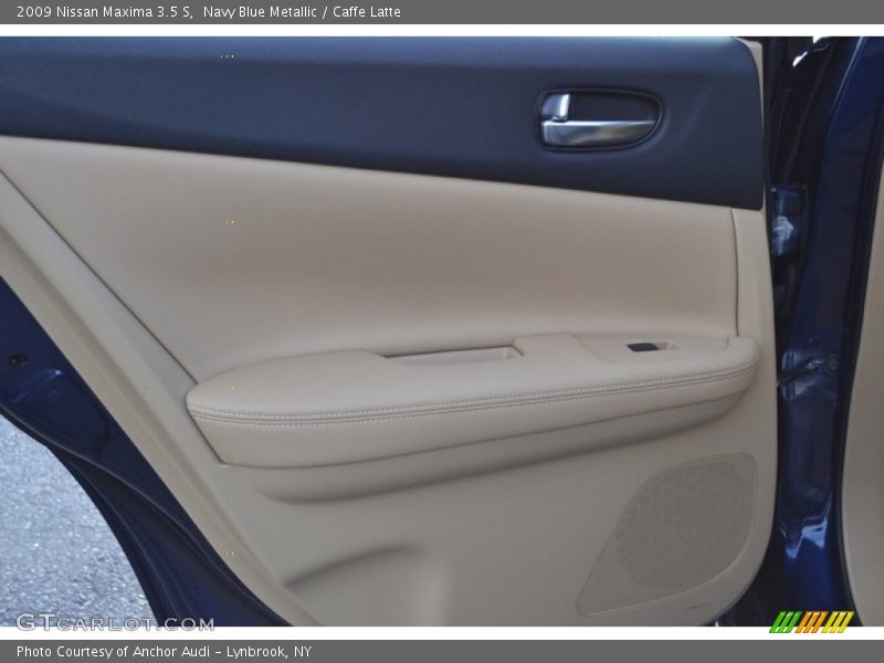 Navy Blue Metallic / Caffe Latte 2009 Nissan Maxima 3.5 S