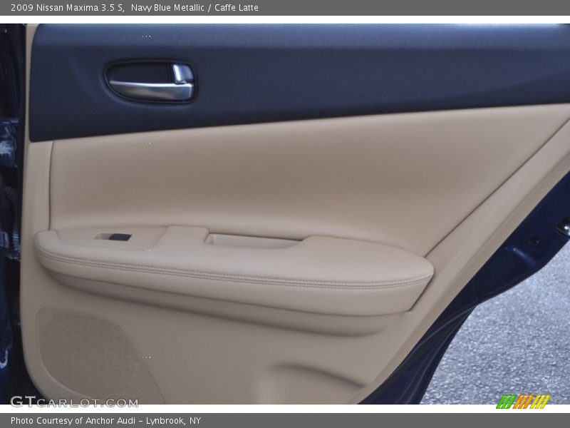 Navy Blue Metallic / Caffe Latte 2009 Nissan Maxima 3.5 S