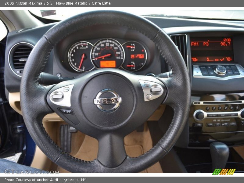Navy Blue Metallic / Caffe Latte 2009 Nissan Maxima 3.5 S