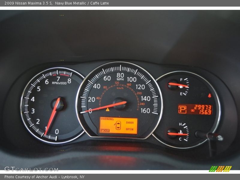 Navy Blue Metallic / Caffe Latte 2009 Nissan Maxima 3.5 S