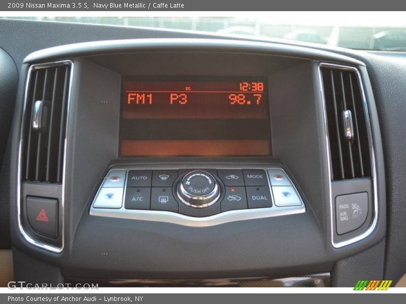 Navy Blue Metallic / Caffe Latte 2009 Nissan Maxima 3.5 S