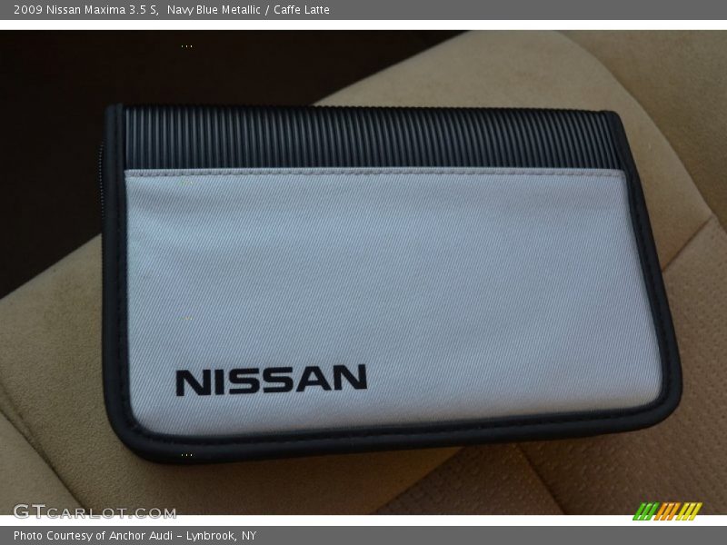 Navy Blue Metallic / Caffe Latte 2009 Nissan Maxima 3.5 S