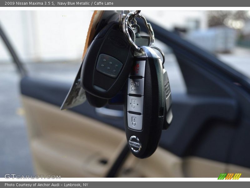 Navy Blue Metallic / Caffe Latte 2009 Nissan Maxima 3.5 S