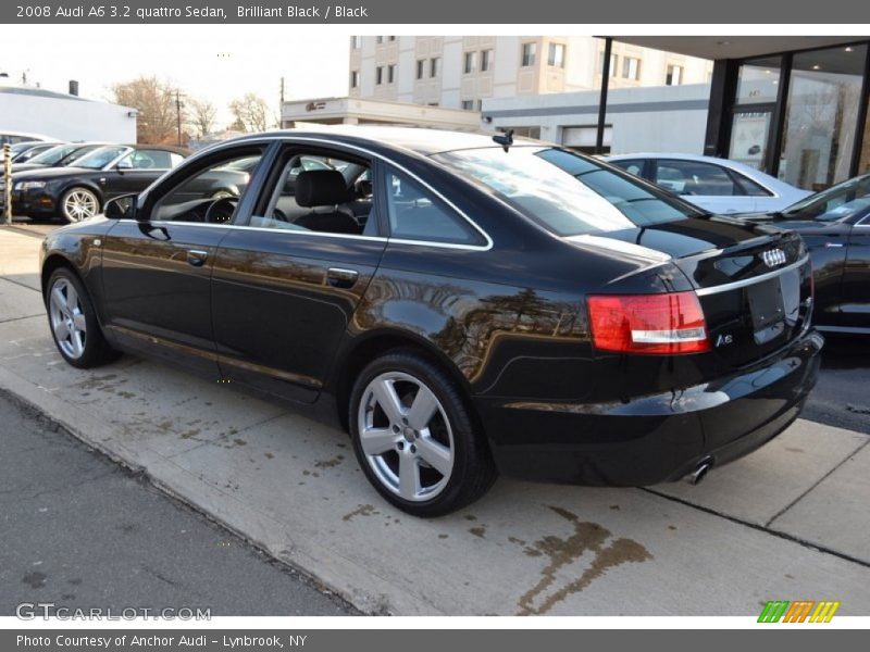 Brilliant Black / Black 2008 Audi A6 3.2 quattro Sedan