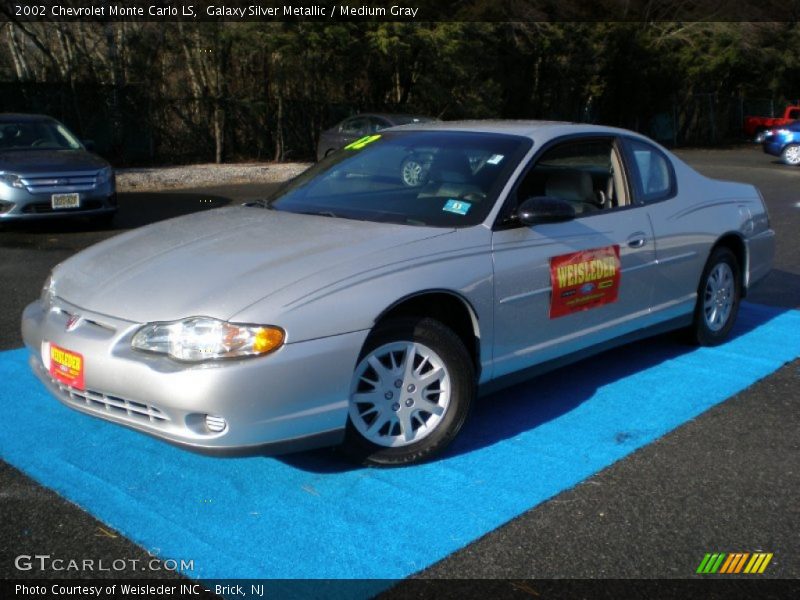 Galaxy Silver Metallic / Medium Gray 2002 Chevrolet Monte Carlo LS