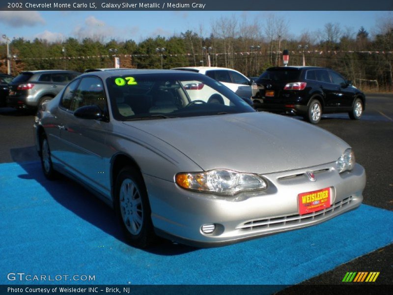 Galaxy Silver Metallic / Medium Gray 2002 Chevrolet Monte Carlo LS
