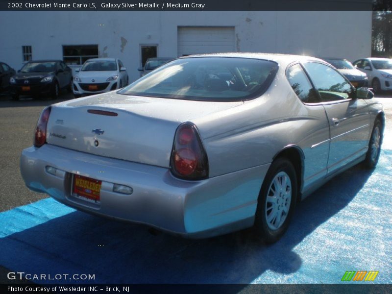 Galaxy Silver Metallic / Medium Gray 2002 Chevrolet Monte Carlo LS