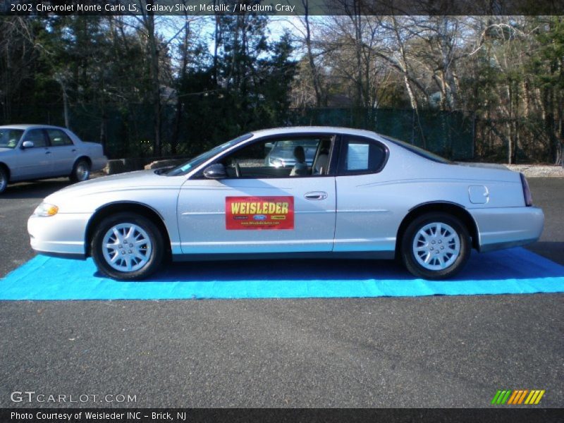 Galaxy Silver Metallic / Medium Gray 2002 Chevrolet Monte Carlo LS