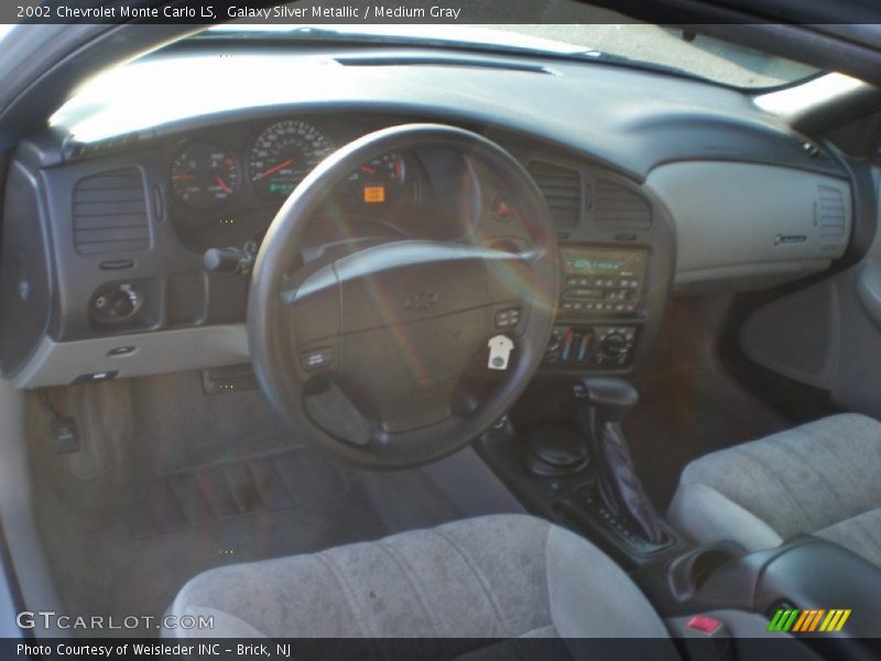 Galaxy Silver Metallic / Medium Gray 2002 Chevrolet Monte Carlo LS