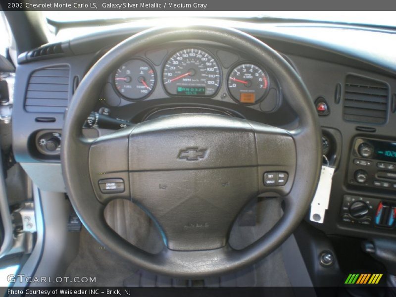 Galaxy Silver Metallic / Medium Gray 2002 Chevrolet Monte Carlo LS