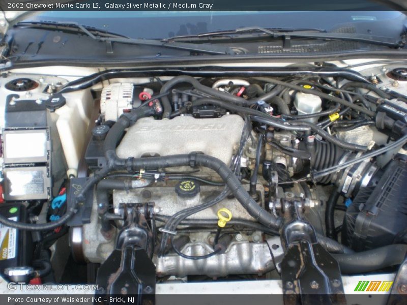 Galaxy Silver Metallic / Medium Gray 2002 Chevrolet Monte Carlo LS