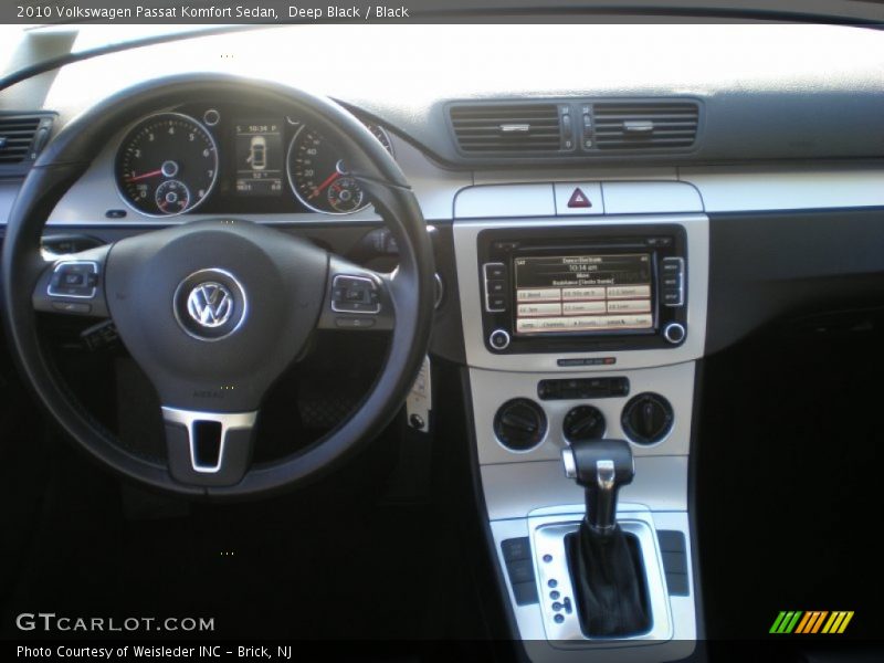 Deep Black / Black 2010 Volkswagen Passat Komfort Sedan