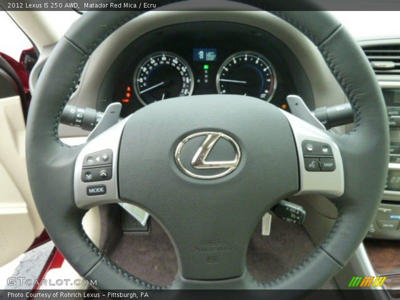  2012 IS 250 AWD Steering Wheel