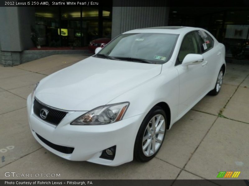 Starfire White Pearl / Ecru 2012 Lexus IS 250 AWD