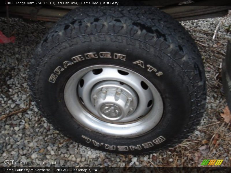 Flame Red / Mist Gray 2002 Dodge Ram 2500 SLT Quad Cab 4x4