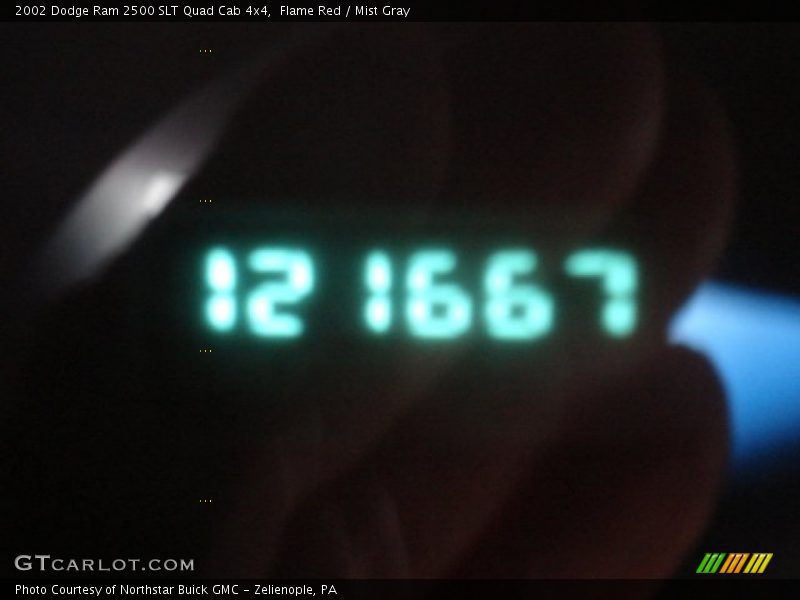 Flame Red / Mist Gray 2002 Dodge Ram 2500 SLT Quad Cab 4x4
