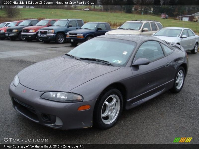 Magenta Gray Pearl / Gray 1997 Mitsubishi Eclipse GS Coupe