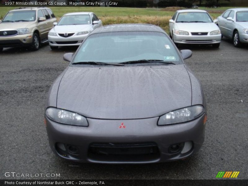 Magenta Gray Pearl / Gray 1997 Mitsubishi Eclipse GS Coupe