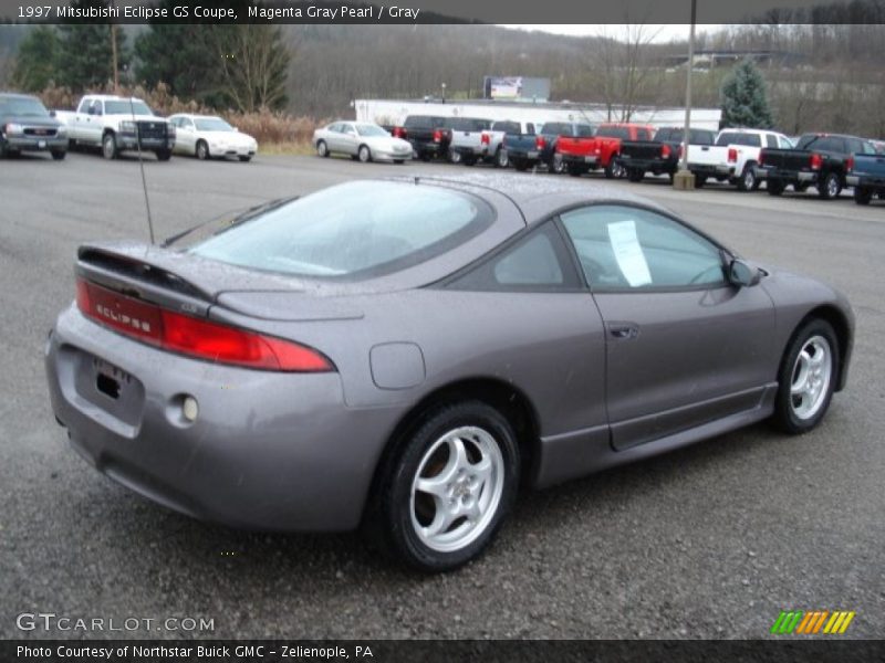 Magenta Gray Pearl / Gray 1997 Mitsubishi Eclipse GS Coupe
