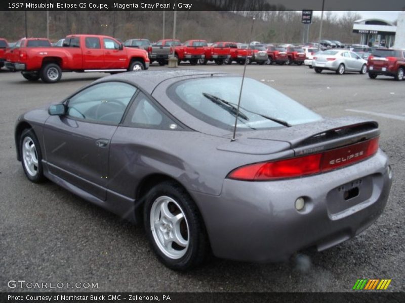 Magenta Gray Pearl / Gray 1997 Mitsubishi Eclipse GS Coupe