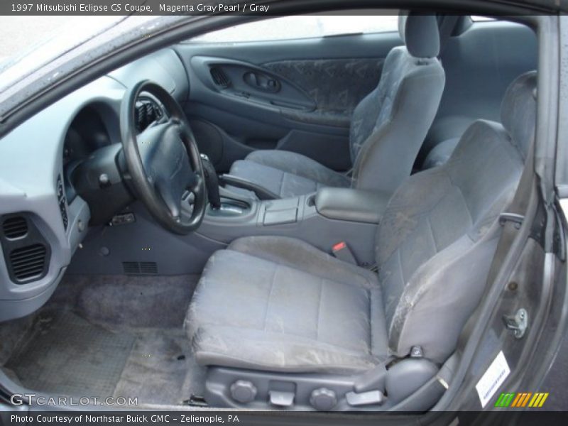 Magenta Gray Pearl / Gray 1997 Mitsubishi Eclipse GS Coupe