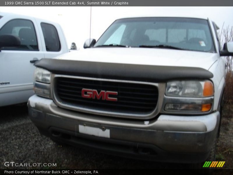 Summit White / Graphite 1999 GMC Sierra 1500 SLT Extended Cab 4x4