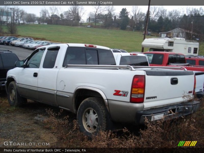 Summit White / Graphite 1999 GMC Sierra 1500 SLT Extended Cab 4x4