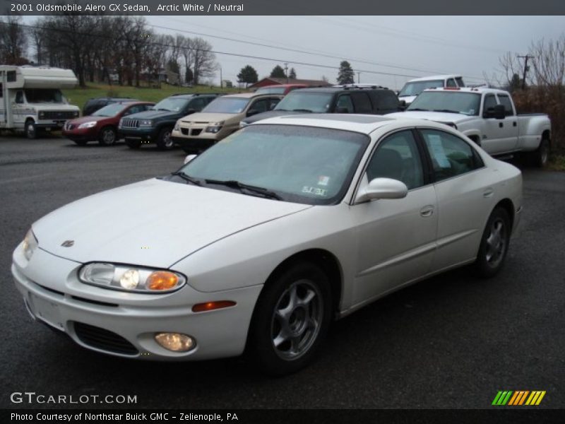 Arctic White / Neutral 2001 Oldsmobile Alero GX Sedan