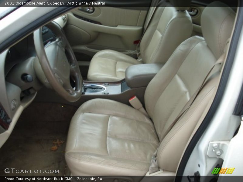 Arctic White / Neutral 2001 Oldsmobile Alero GX Sedan
