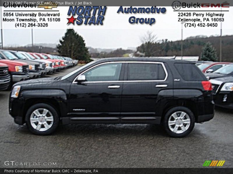 Onyx Black / Jet Black 2012 GMC Terrain SLE AWD