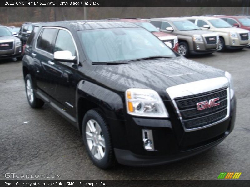 Onyx Black / Jet Black 2012 GMC Terrain SLE AWD