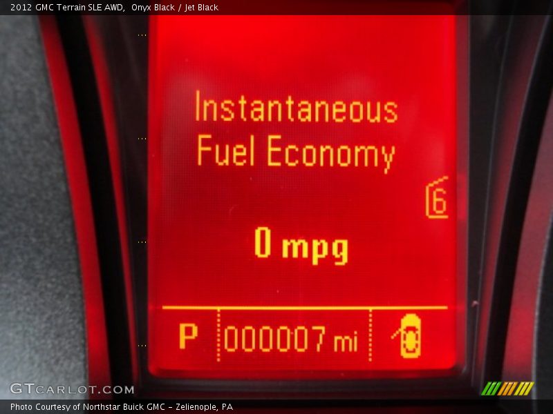 Onyx Black / Jet Black 2012 GMC Terrain SLE AWD