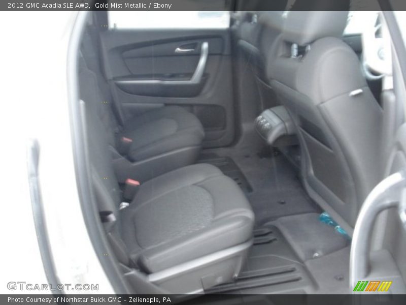 Gold Mist Metallic / Ebony 2012 GMC Acadia SLE AWD