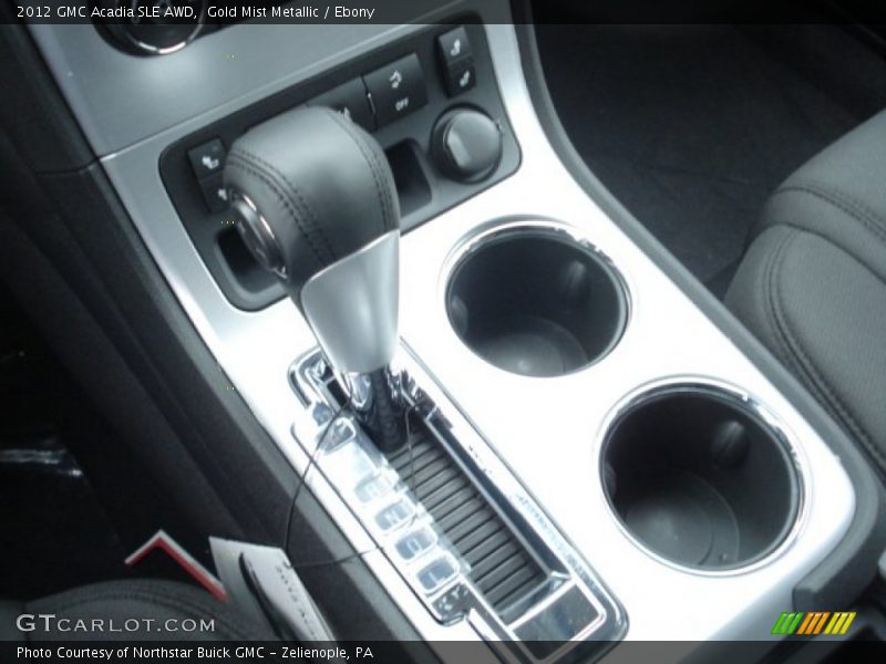 Gold Mist Metallic / Ebony 2012 GMC Acadia SLE AWD