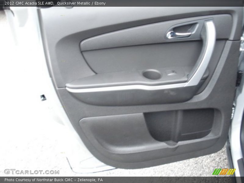 Quicksilver Metallic / Ebony 2012 GMC Acadia SLE AWD