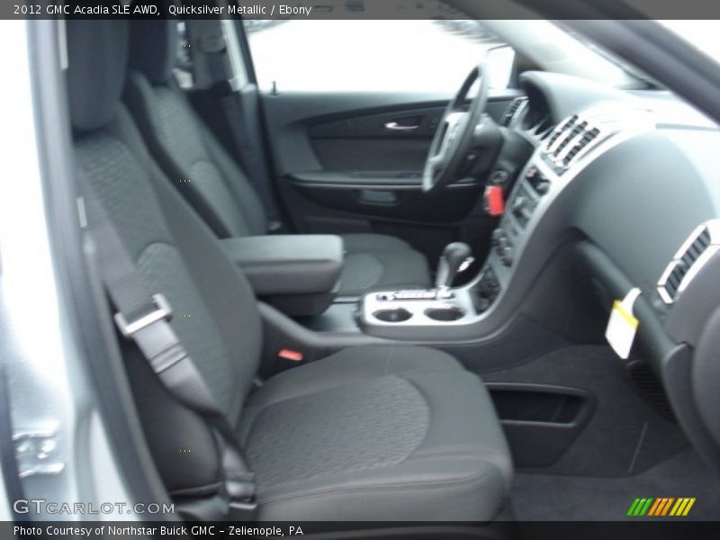 Quicksilver Metallic / Ebony 2012 GMC Acadia SLE AWD
