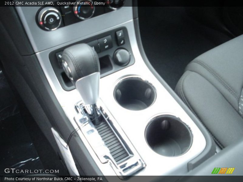 Quicksilver Metallic / Ebony 2012 GMC Acadia SLE AWD