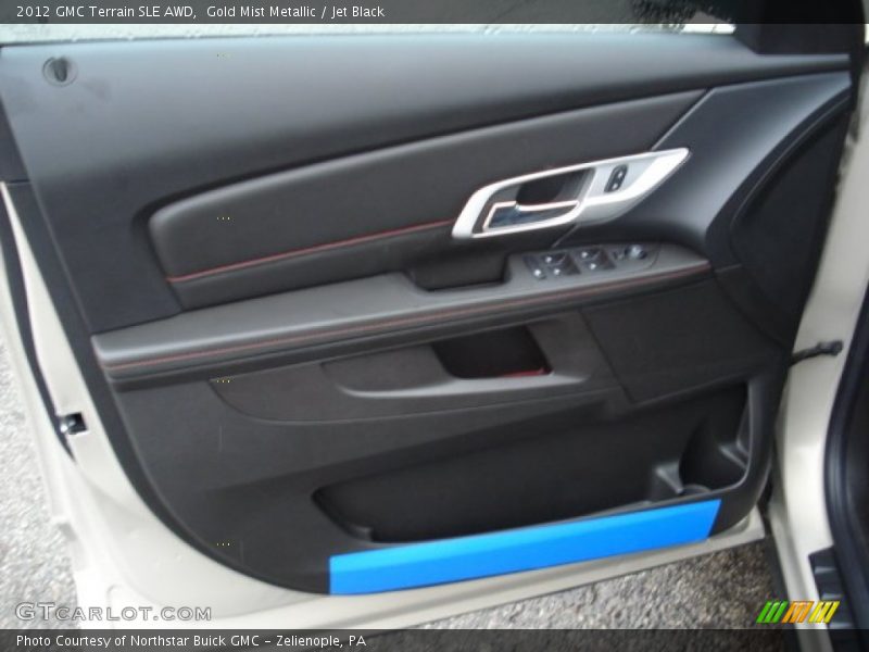 Gold Mist Metallic / Jet Black 2012 GMC Terrain SLE AWD