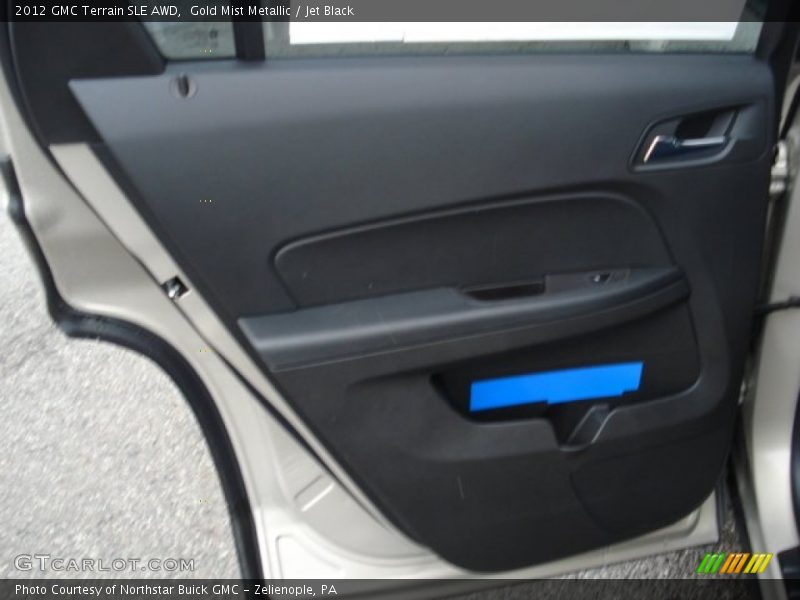 Gold Mist Metallic / Jet Black 2012 GMC Terrain SLE AWD