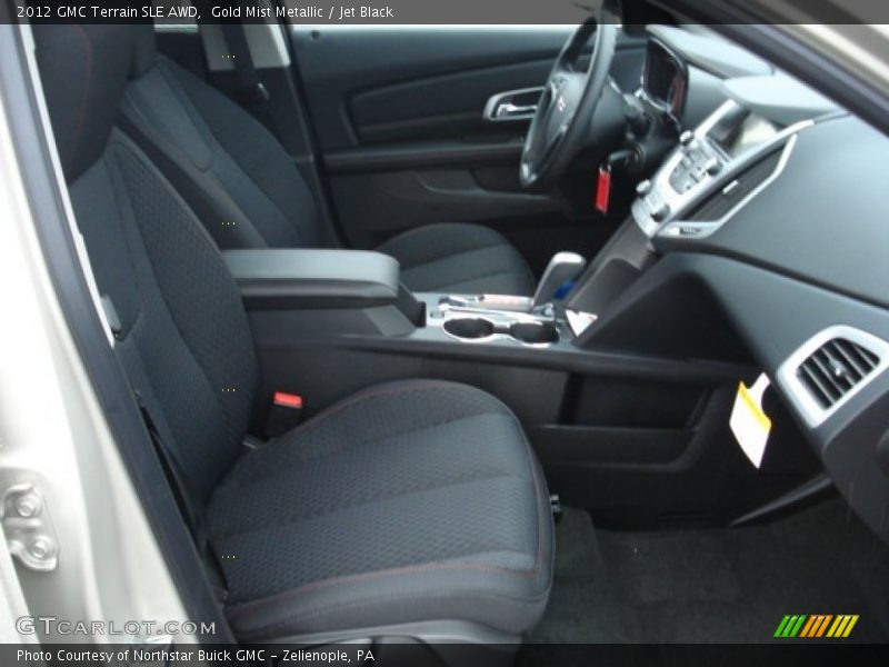 Gold Mist Metallic / Jet Black 2012 GMC Terrain SLE AWD