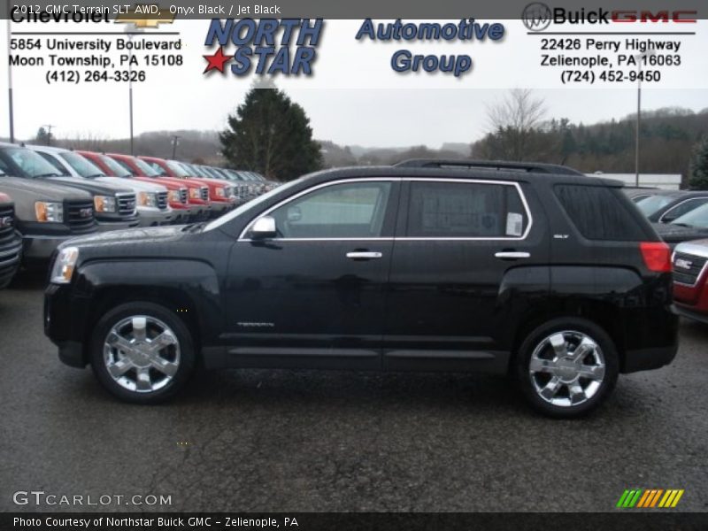 Onyx Black / Jet Black 2012 GMC Terrain SLT AWD
