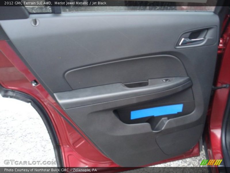 Merlot Jewel Metallic / Jet Black 2012 GMC Terrain SLE AWD