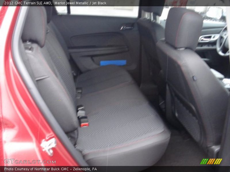 Merlot Jewel Metallic / Jet Black 2012 GMC Terrain SLE AWD