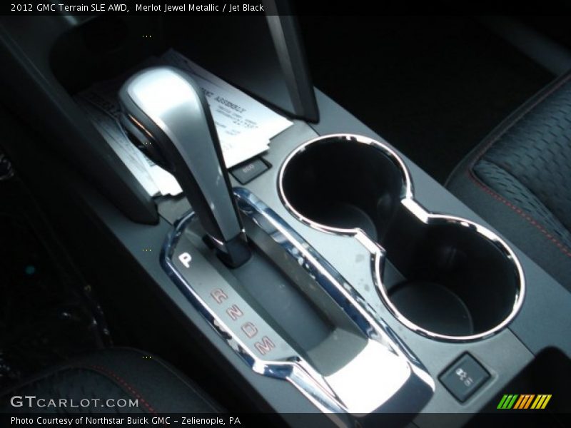 Merlot Jewel Metallic / Jet Black 2012 GMC Terrain SLE AWD