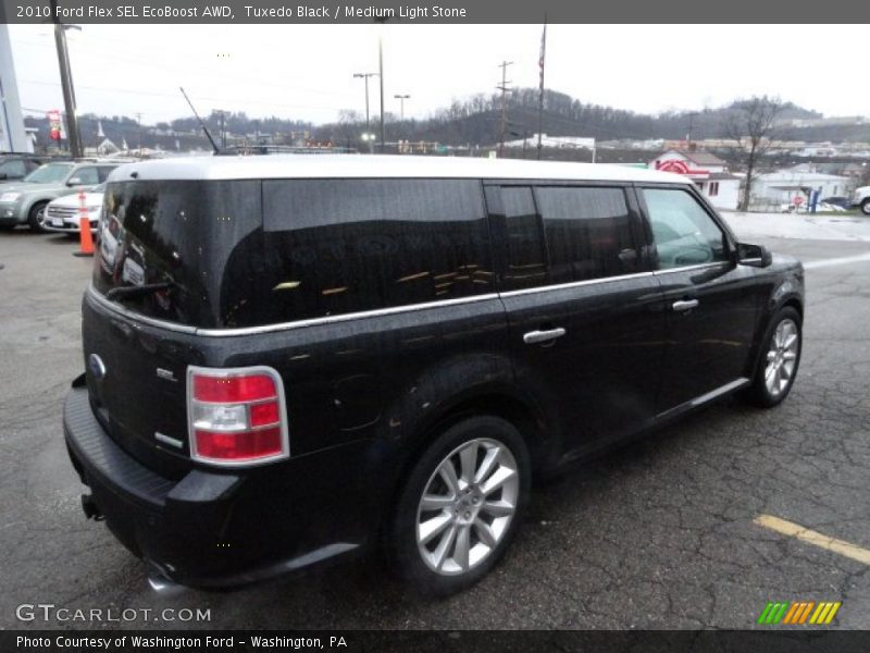 Tuxedo Black / Medium Light Stone 2010 Ford Flex SEL EcoBoost AWD